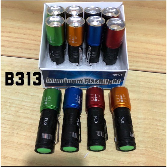 Đèn pin siêu sáng mini giá rẻ PLO B313 - Màu ngẫu nhiên