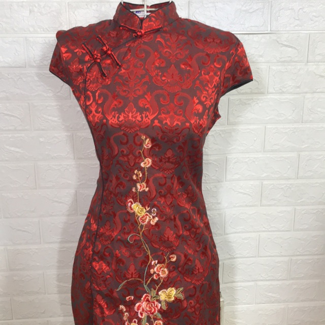 Sườn xám 1329k chọn trên live
