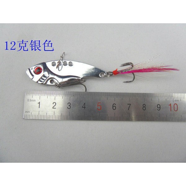 1 Mồi Giả Câu Cá Bằng Kim Loại Cứng 12g 5.5cm