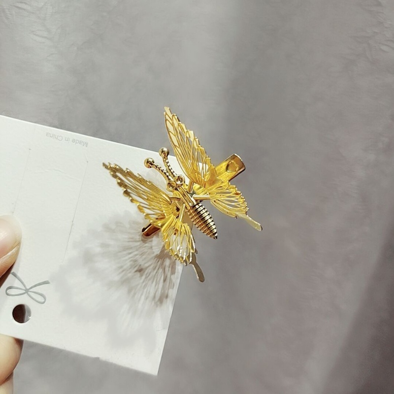 Bộ 10 Kẹp Tóc Kim Loại Hình Bướm Xinh Xắn