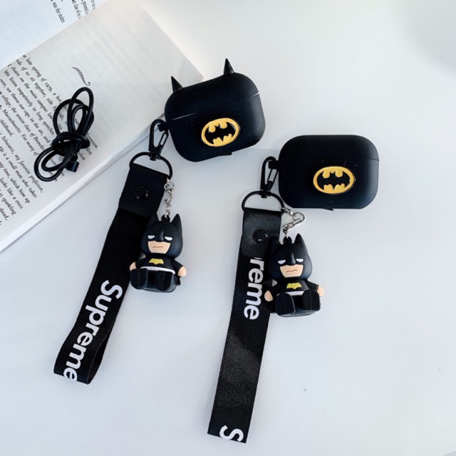 [Freeship] Combo 5 in 1 case Airpods Pro hình Batman