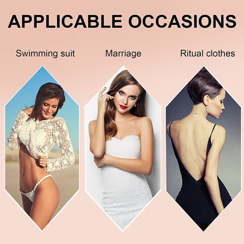 1 Cặp Miếng Dán Ngực Silicone Vô Hình Nâng Ngực Cho Nữ