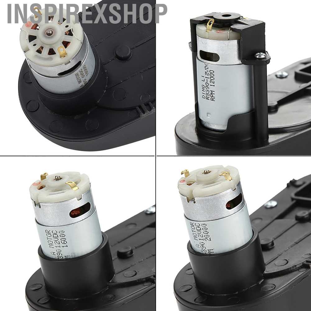 Inspirexshop RS390 Electric Motor Gearbox 6V/12V 12000-20000RPM for Kids Car Toy