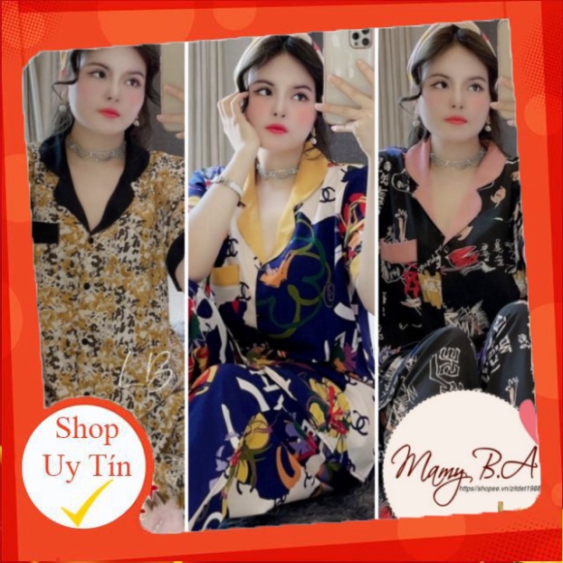 BIGSIZE - Pijama lụa Thái tay ngắn quần dài - Đồ ngủ nữ lụa loại 1 cao cấp không nhăn (ẢNH THẬT CỦA SHOP)