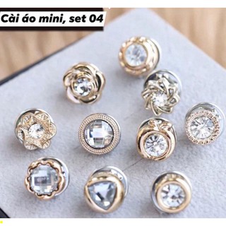 Châm Khuy Cài Áo Xinh Xắn sét 10c [ SET 10 Châm Cài Áo ]
