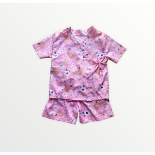 Yukata bộ cho bé  chất thô lụa Hàn