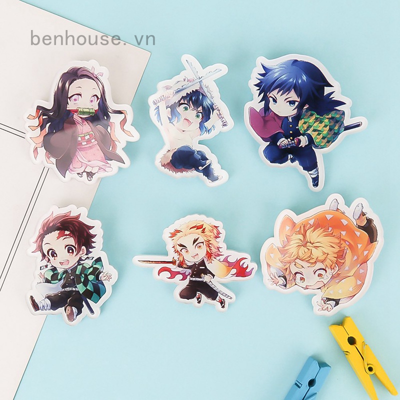 Móc khóa hình nhân vật Kimetsu no Yaiba Kamado Nezuko vui nhộn