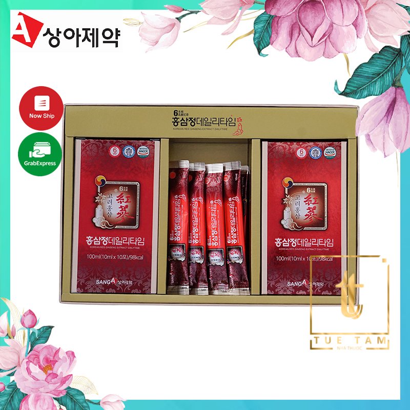 Nước Hồng Sâm Nguyên Chất Hàn Quốc, Hồng Sâm Sanga Cao Cấp, Hộp 30 gói