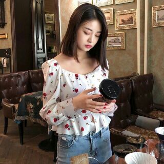 Áo peplum croptop