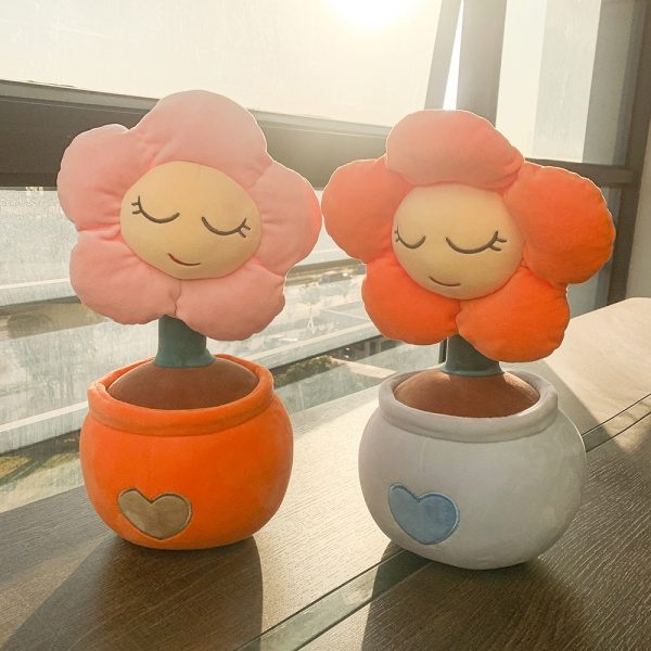 Gấu bông hình bông hoa hướng dương