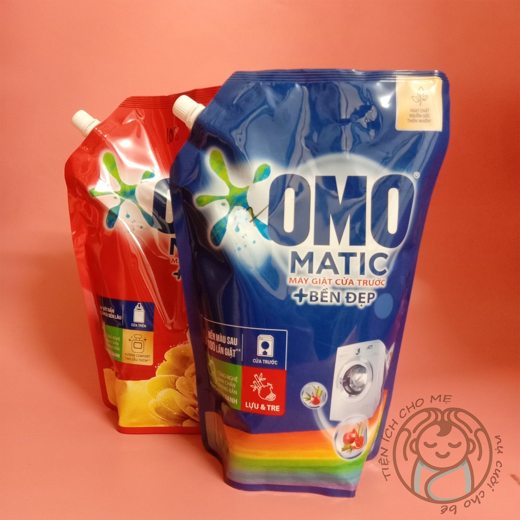 Nước giặt OMO Matic Túi 2kg/3.6kg dành cho máy giặt cửa trên/ cửa trước