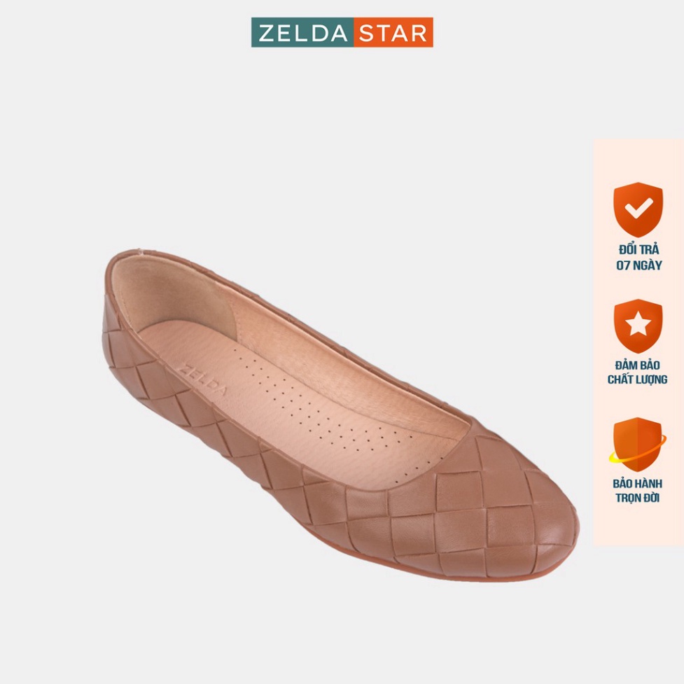 Giày búp bê nữ Zelda Star basic đế bệt - BB013820
