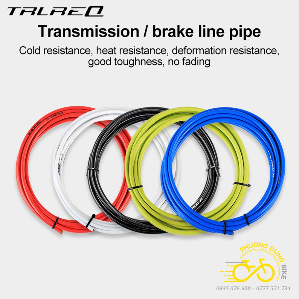 Vỏ dây phanh dây đề xe đạp TRLREQ 3 mét