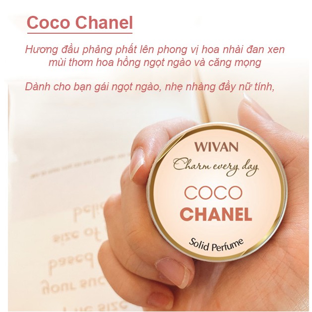 Nước Hoa Khô Dạng Sáp Hộp Bỏ Túi Mini  Nhiều Mùi Hương Wivan | BigBuy360 - bigbuy360.vn
