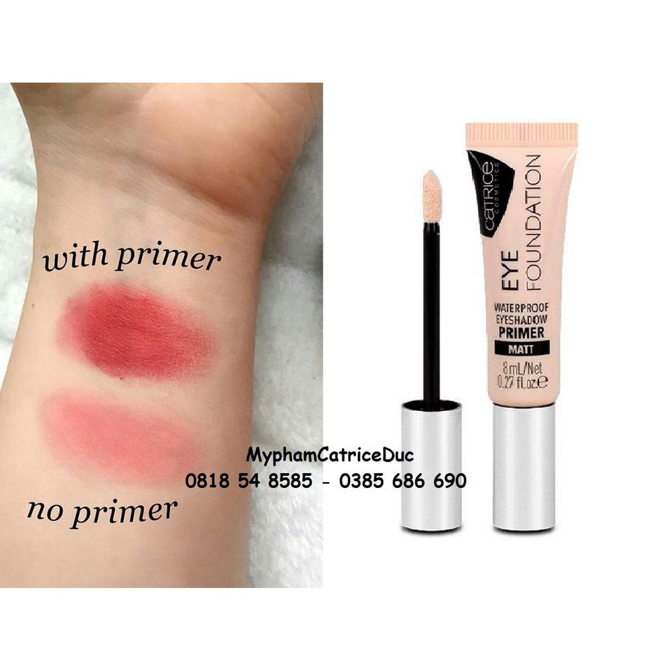 Kem lót mắt Catrice Eye Foundation Waterproof Eyeshadow Primer