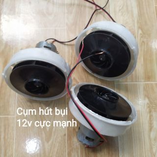 Hút bụi với RS550 12v công suất lớn