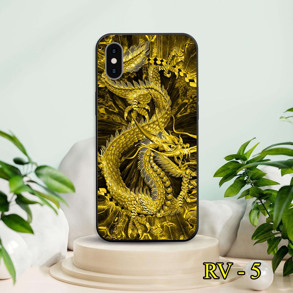 Ốp lưng kính in Rồng Phượng Tài Lộc 3D cho điện thoại iPhone X - iPhone Xs - iPhone XR - iPhone Xsmax - iPhone 11 Series