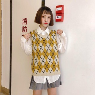 Áo gile ulzzang len