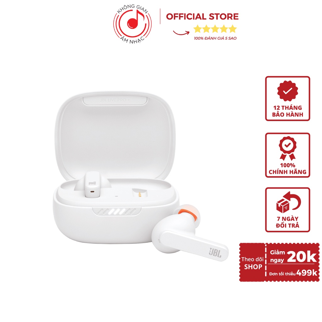 Tai Nghe Bluetooth Chống Ồn JBL Live Pro+ TWS - Chính Hãng PGI