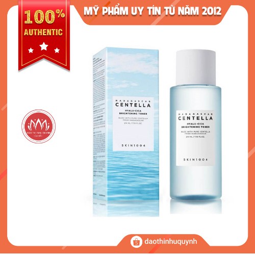 Nước Hoa Hồng Dưỡng Ẩm, Làm Sáng Da Skin1004 Madagascar Centella Hyalu-Cica Brightening Toner 210ml