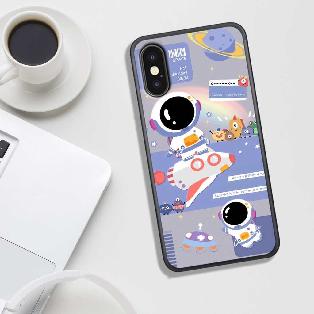 ỐP LƯNG IPHONE X/XR/XSMAX,   IN HÌNH PHI HÀNH GIA ĐÁNG YÊU VÀ NGỘ NGHĨNH.