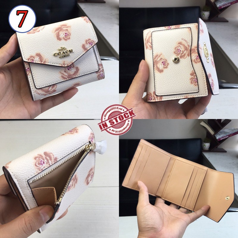 Ví COACH / ví nữ / ví ngắn / ví thời trang cổ điển / ví da 28445