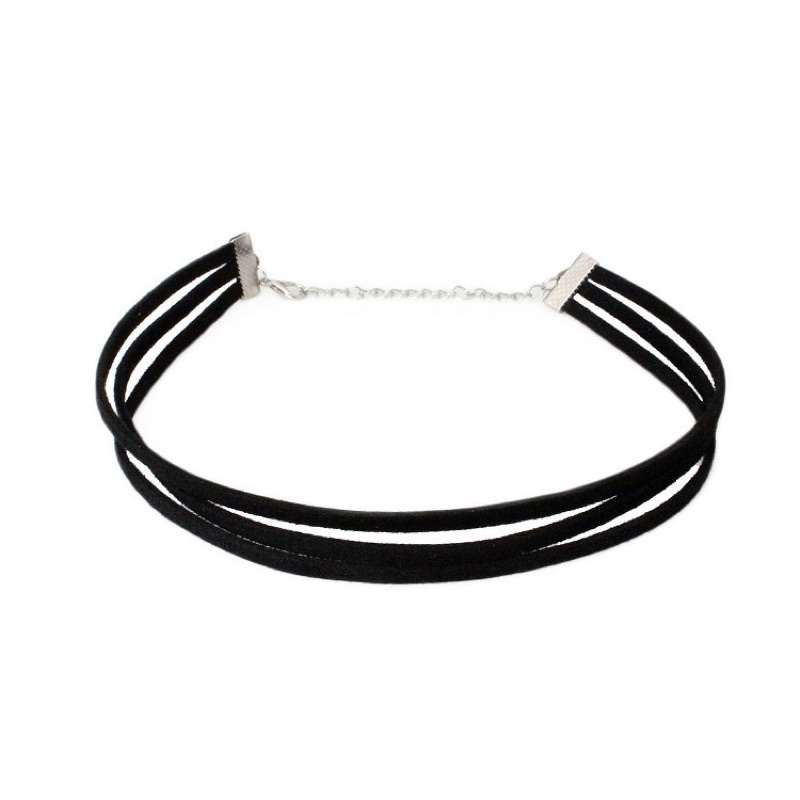 choker đen siêu hot  cá tính , vòng cổ phong cách