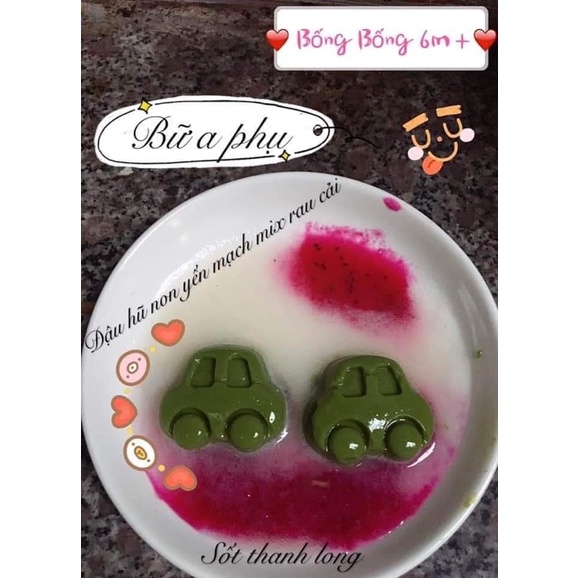 Khuôn bento làm đậu hũ non,làm bánh cho bé ăn dặm