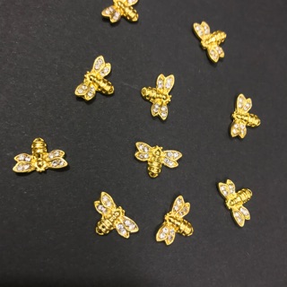 Charm ong gắn đá móng tay nail
