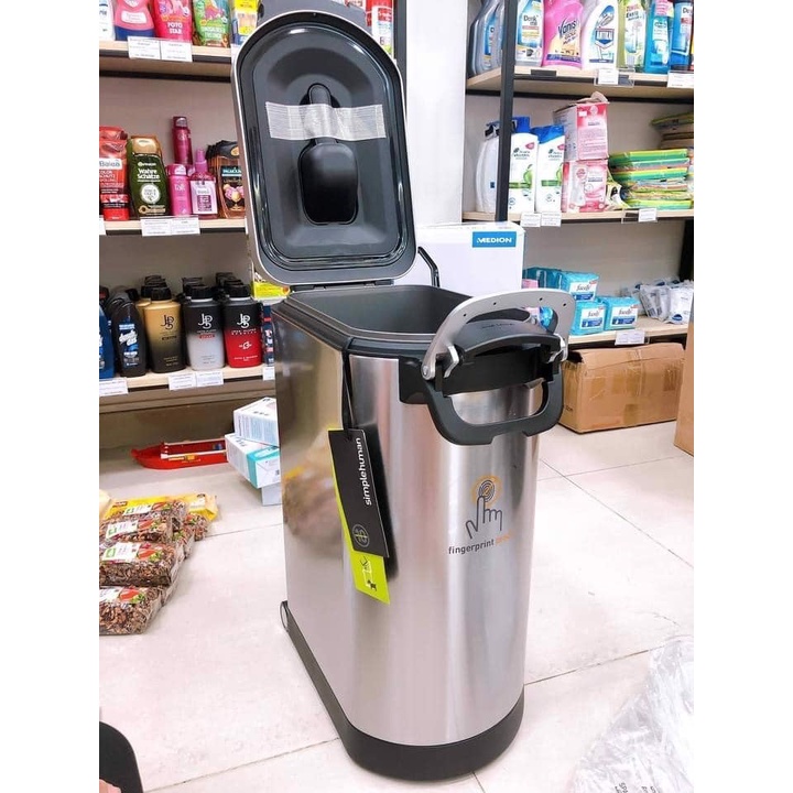 Thùng gạo SimpleHuman 15kg, thùng đựng gạo inox cao cấp