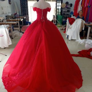 Áo cưới tùng vi tính cao cấp