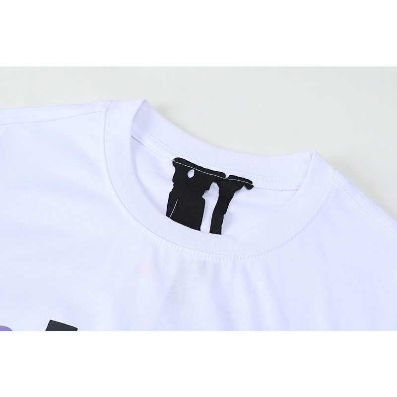 Áo thun tay ngắn cổ chữ V in chữ ITEM VLONE dài 3m thời trang cho cặp đôi