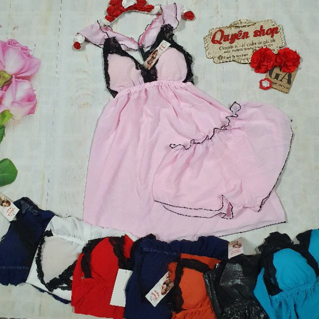 Đầm ngủ mút ngực, phom 60kg | BigBuy360 - bigbuy360.vn