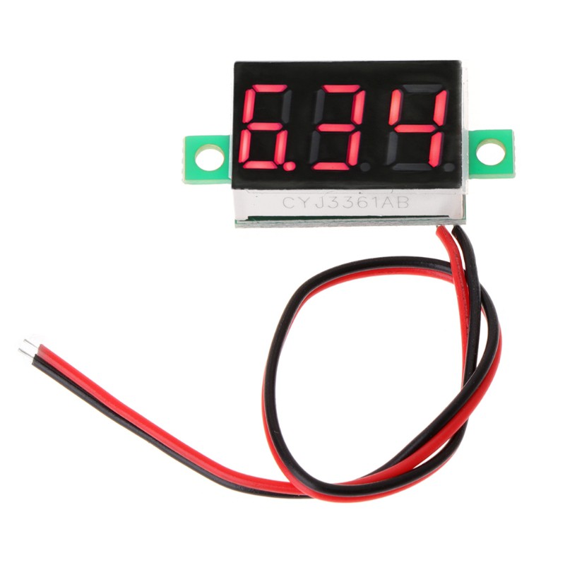 Vôn kế kỹ thuật số 0.36 &quot; 2 dây DC 2.50 đến 32.0v