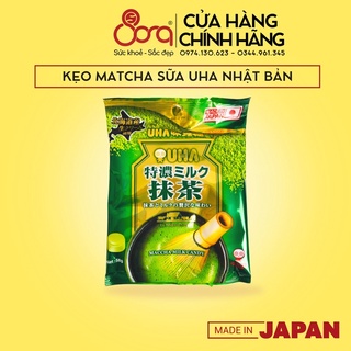 Kẹo UHA matcha milk vị sữa trà xanh Nhật Bản 58g