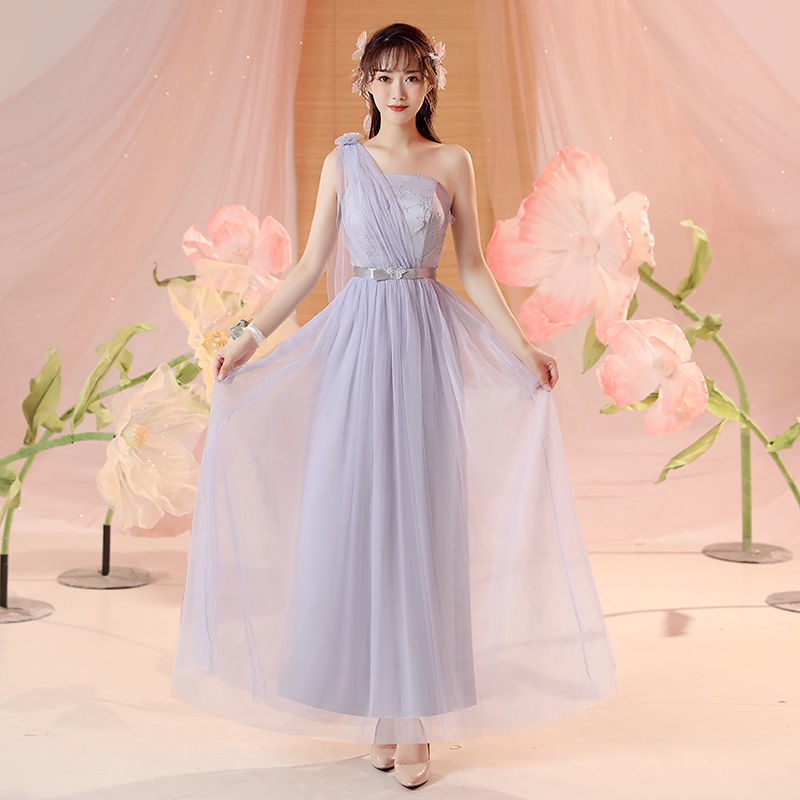 Đầm Phụ Dâu Dáng Dài Thiết Kế Mới Xinh Xắn Thời Trang Dành Cho Nữ