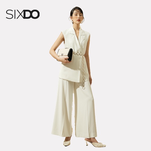 Áo Vest trắng nữ SIXDO