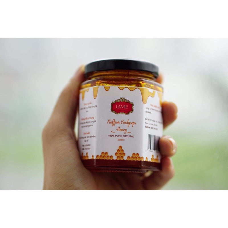 Nhuỵ Hoa Nghệ Tây Ngâm Mật Ong Đông Trùng Hạ Thảo