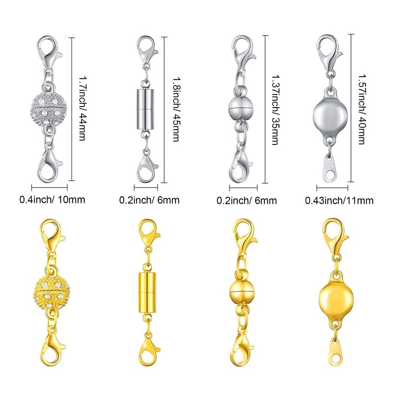 Khóa Cài Nam Châm Làm Trang Sức Màu Sắc Hỗn Hợp