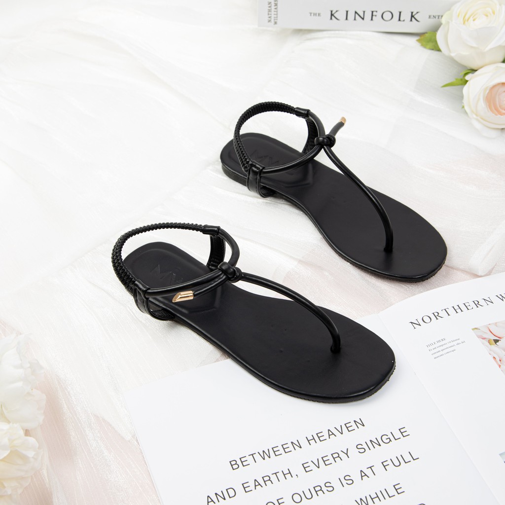 Giày sandal nữ qua kẹp đế bệt MWC NUSD- 2843