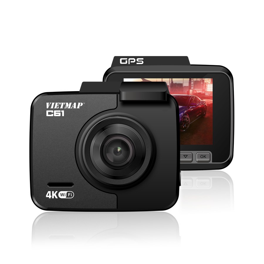 C61 Vietmap camera hành trình ô tô | Wifi, GPS + Nhắc nhở biển báo