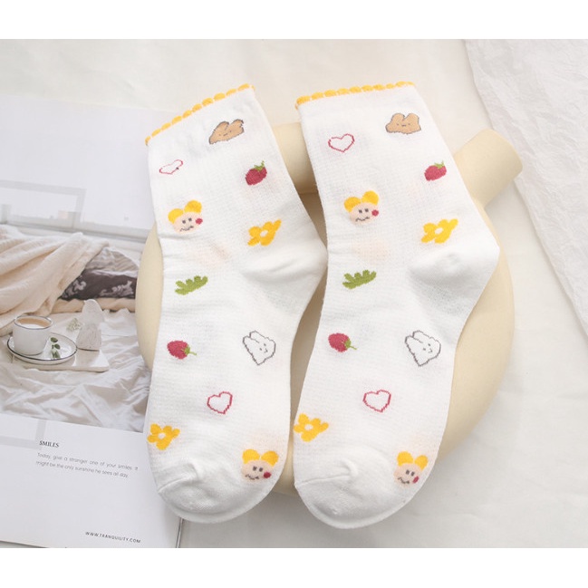 Vớ Tất nữ cao cổ phong cách Hàn Quốc siêu dễ thương và xinh xắn.