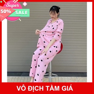 Shop Bầu Xinh Bộ bầu và sau sinh quần dài áo dài chất lanh lụa  cho mẹ bầu mặc nhà và cho con bú - HT-KidsMomy Cam Kết U
