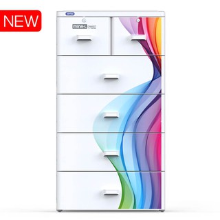 Tủ Mina L cầu vồng 5 tầng