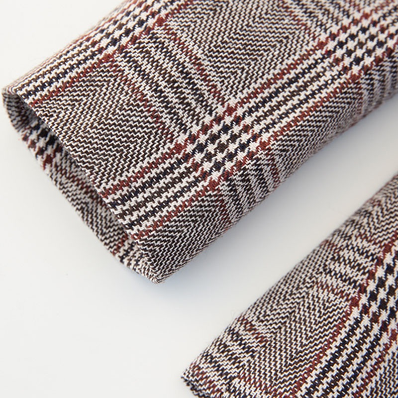 Áo Khoác Vest Kẻ Sọc Caro Phong Cách Hàn Quốc Thanh Lịch Cho Phụ Nữ