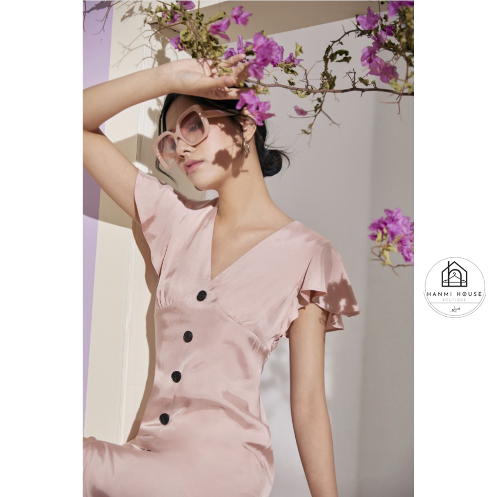 [Có ảnh + clip thực]Váy midi dáng suông chấtt mát The Adore | BigBuy360 - bigbuy360.vn