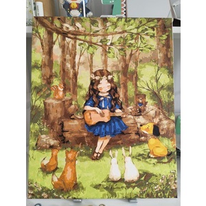 Tranh Cặp Đôi, Vợ Chồng Số Hoá Tự Tô 40x50cm DIY Painting By Number Pictures ORDER