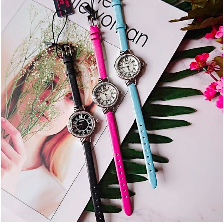 Đồng Hồ Nữ SKMEI 9162 Dây Da Mặt Nhỏ Chính Hãng (Có clip+ ảnh thật)