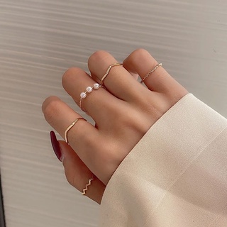 5 Nhẫn mạ vàng/bạc thời trang cho nữ