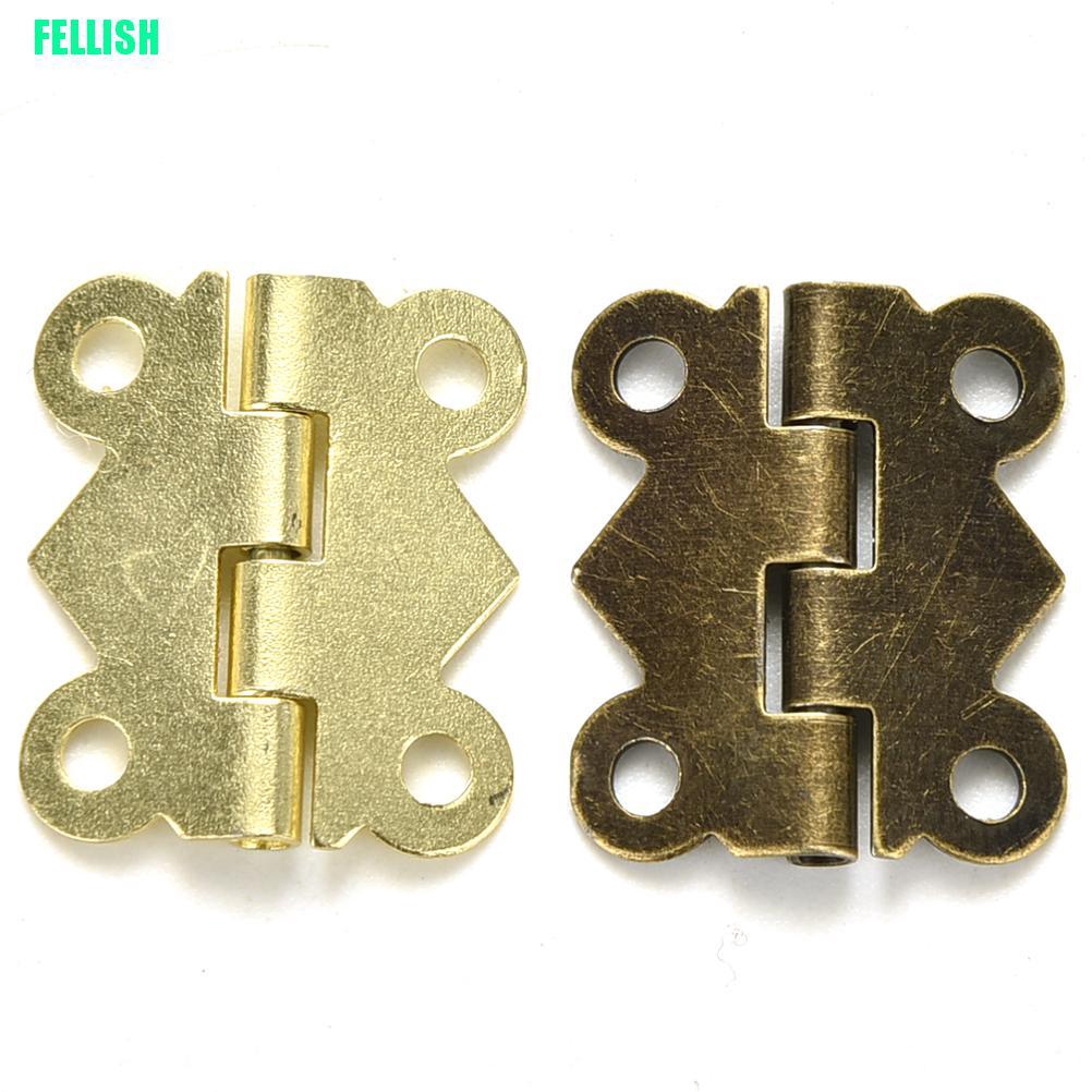 Bộ 10 / 20 Bản Lề Mini Hình Bướm Phong Cách Vintage